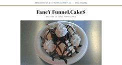 Desktop Screenshot of fancyfunnelcakes.com