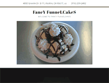 Tablet Screenshot of fancyfunnelcakes.com